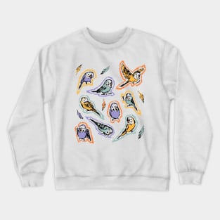 Pastel Parakeets Crewneck Sweatshirt